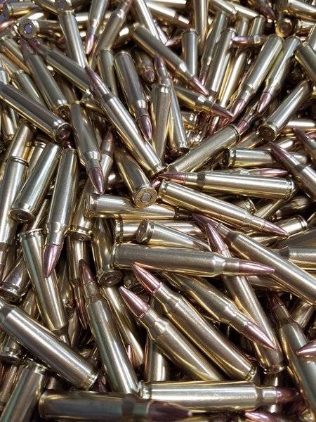 223 / 5.56 MIXED BRASS BULLET CASES X 100 - BULLET CASES