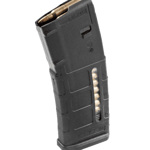 An image of a Magpul PMAG 30 AR/M4 GEN M2 MOE WINDOW Magazine 5.56X45mm NATO 30/rd Black Polymer MAG570-Black